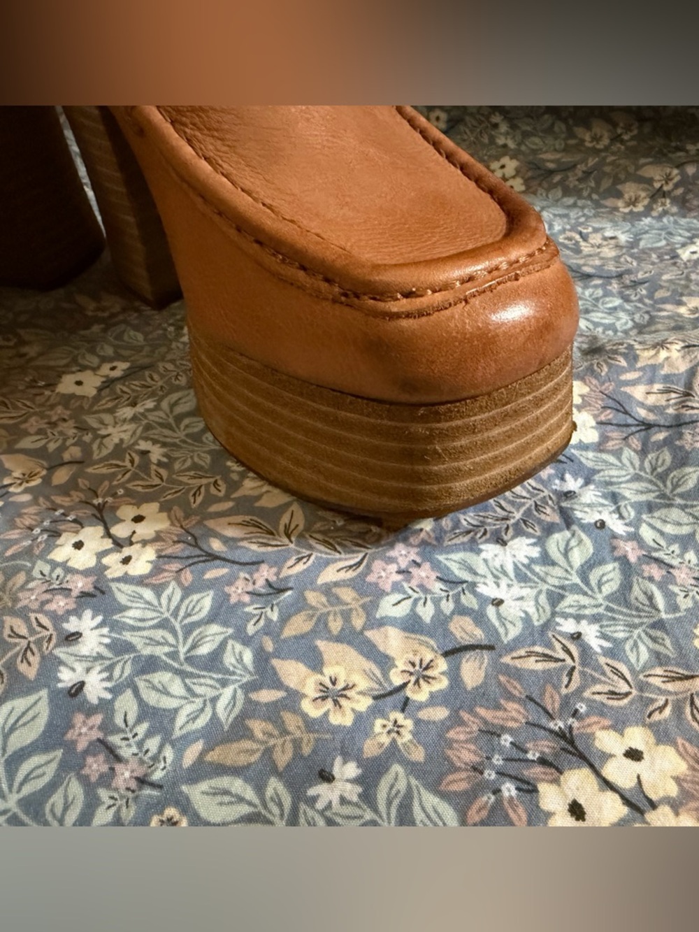 Kork-Ease Women’s Penny Loafers in Cognac Brown Leather - Picture 5 of 8